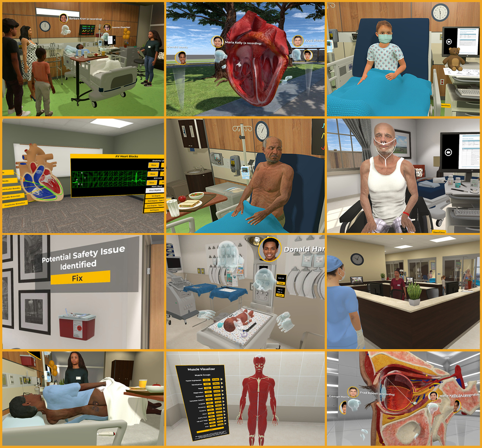 Shared Library of Virtual Simulation Content
