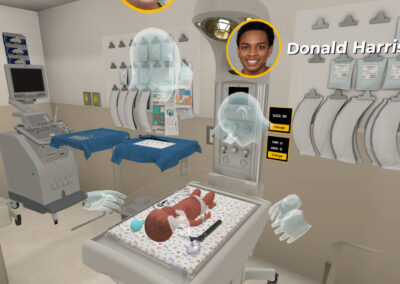 multiplayer neonatal virtual reality simulation