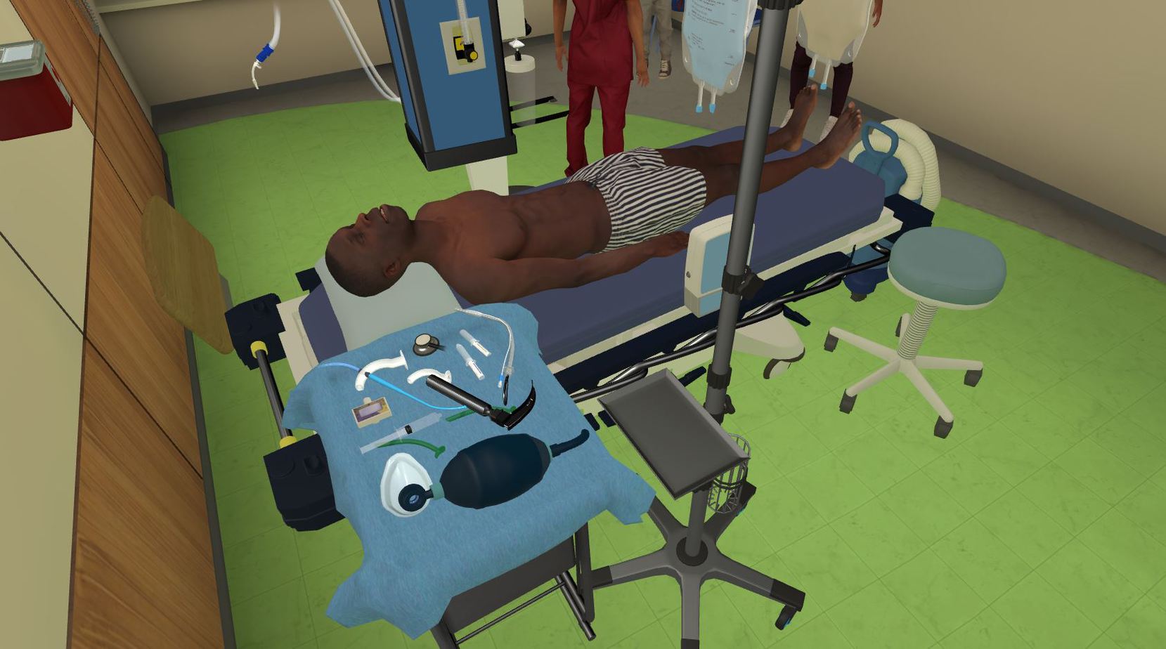 teenage patient VR simulation