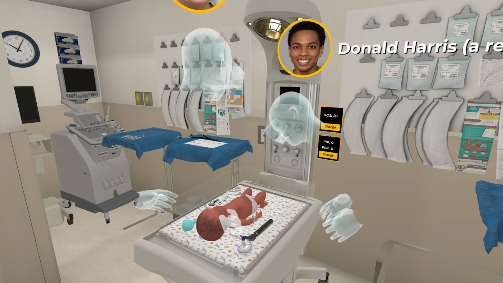 virtual neonatal simulation