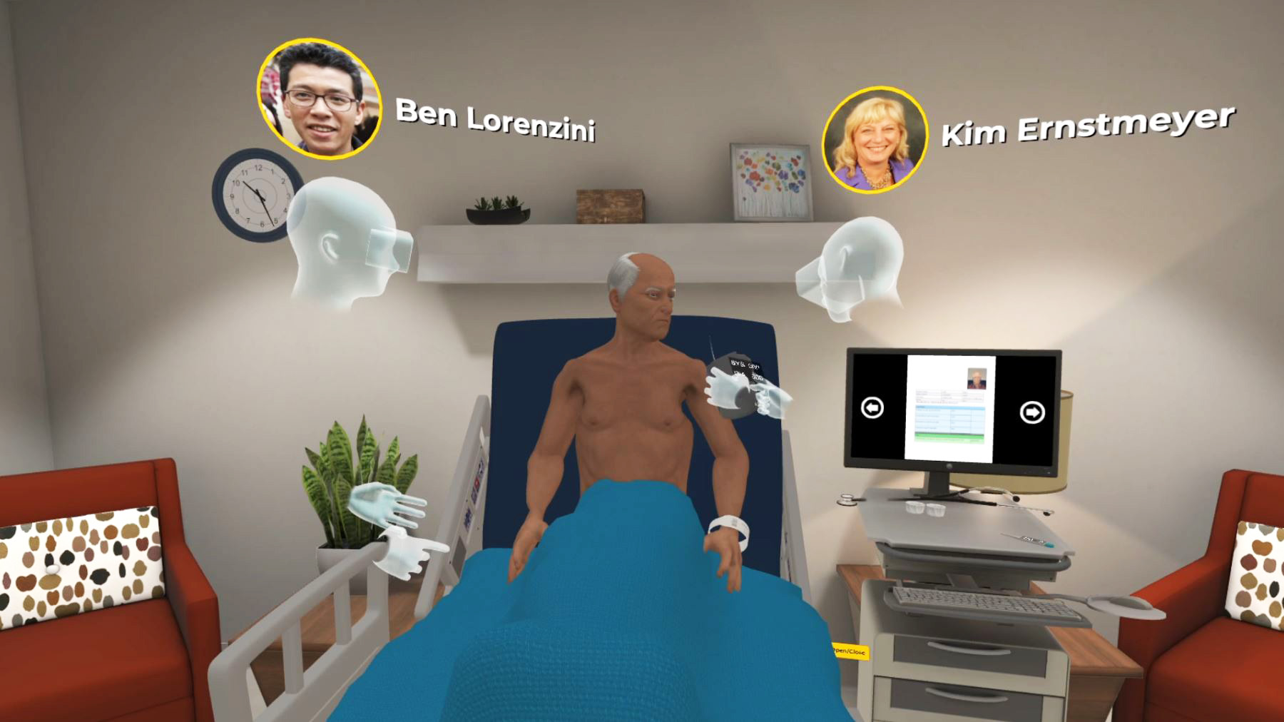 OpenRN geriatric dementia virtual simulation